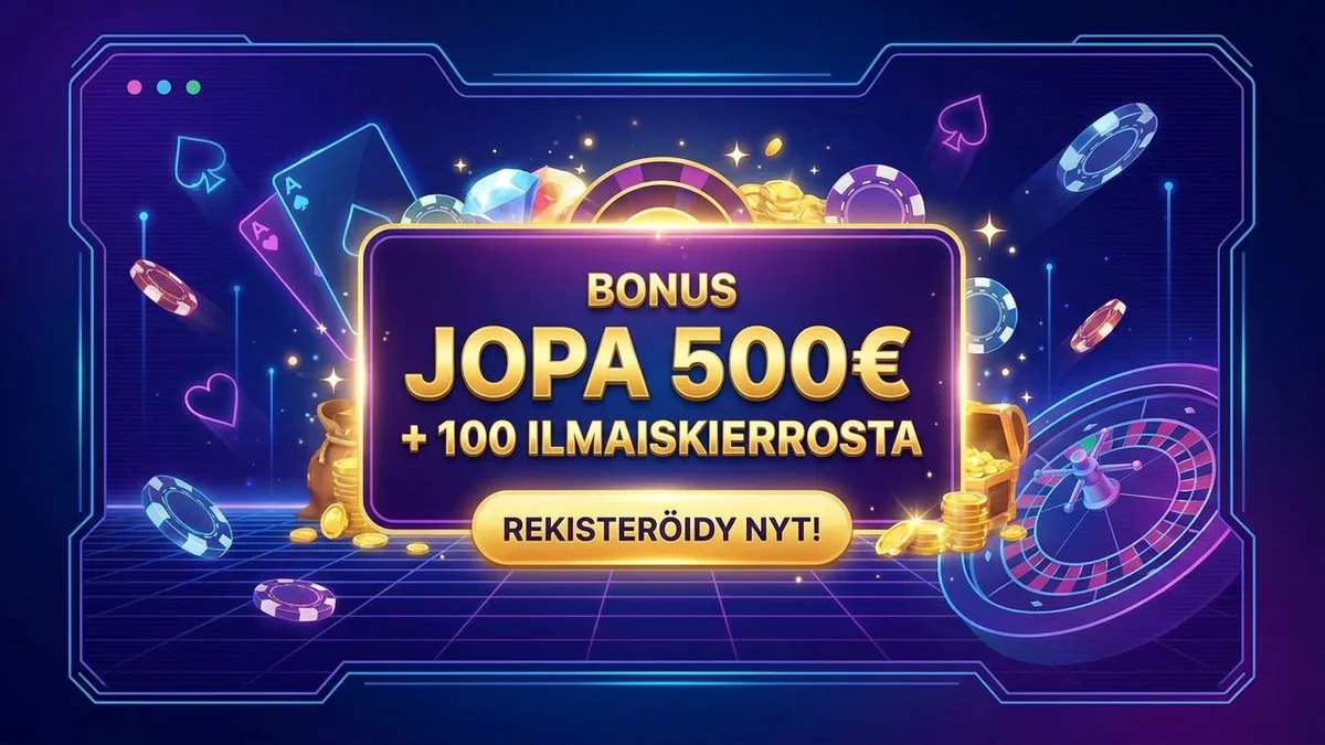 Rekisteröidy bonuksella
